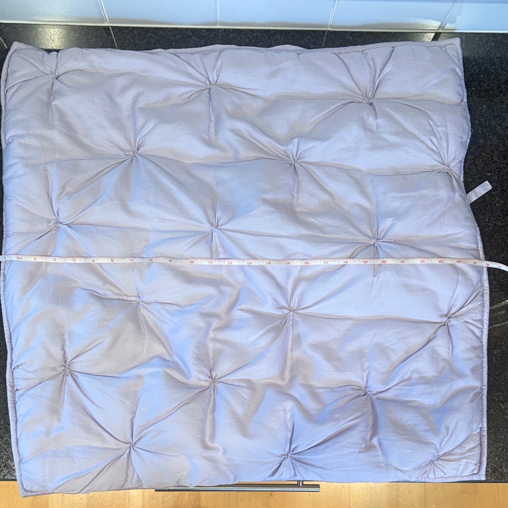 Lavender Tufted Pillow Shams (2)